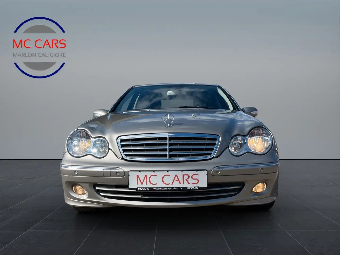 Mercedes-Benz C 200 /Kompressor/1.Hand/Tüv+Au Neu/Service Neu Grau - 2