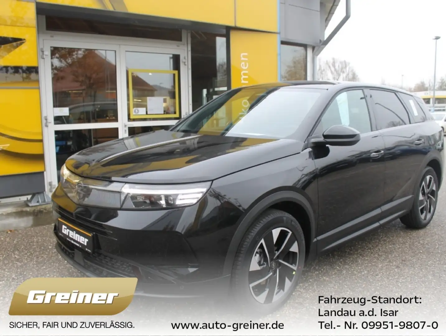 Opel Grandland 1.2 Turbo GS Hybrid 48 V NEUES MODELL| Noir - 1
