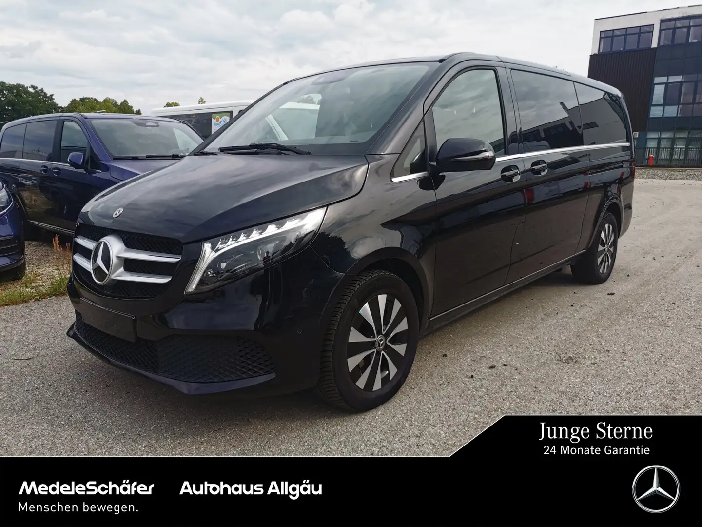 Mercedes-Benz V 300 V 300 d 4MATIC AVANTGARDE XXL 8 SITZE EL TÜR LED Schwarz - 1