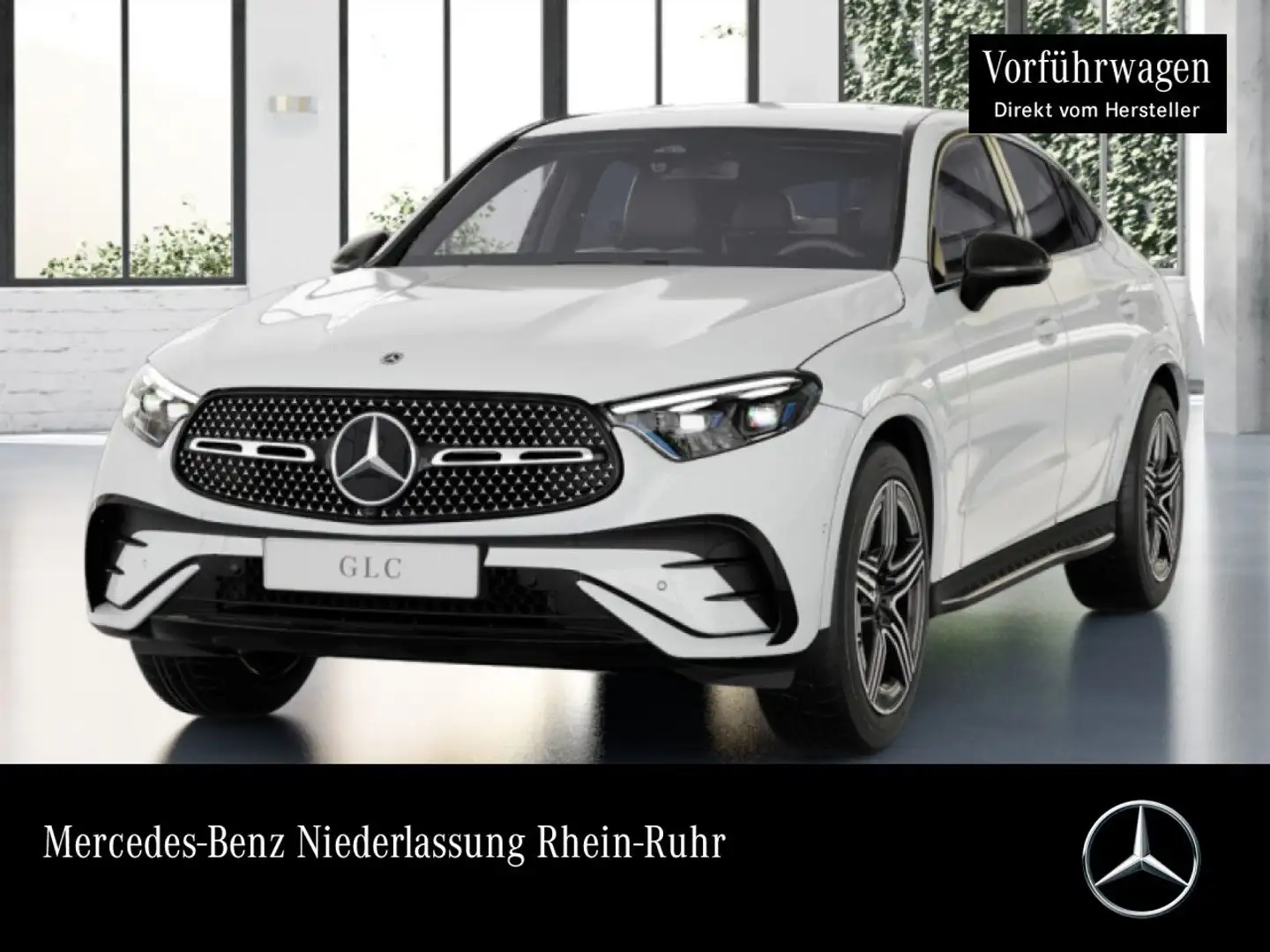Mercedes-Benz GLC 300 de 4M AMG+NIGHT+AHK+KAMERA+KEYLESS+9G Weiß - 1