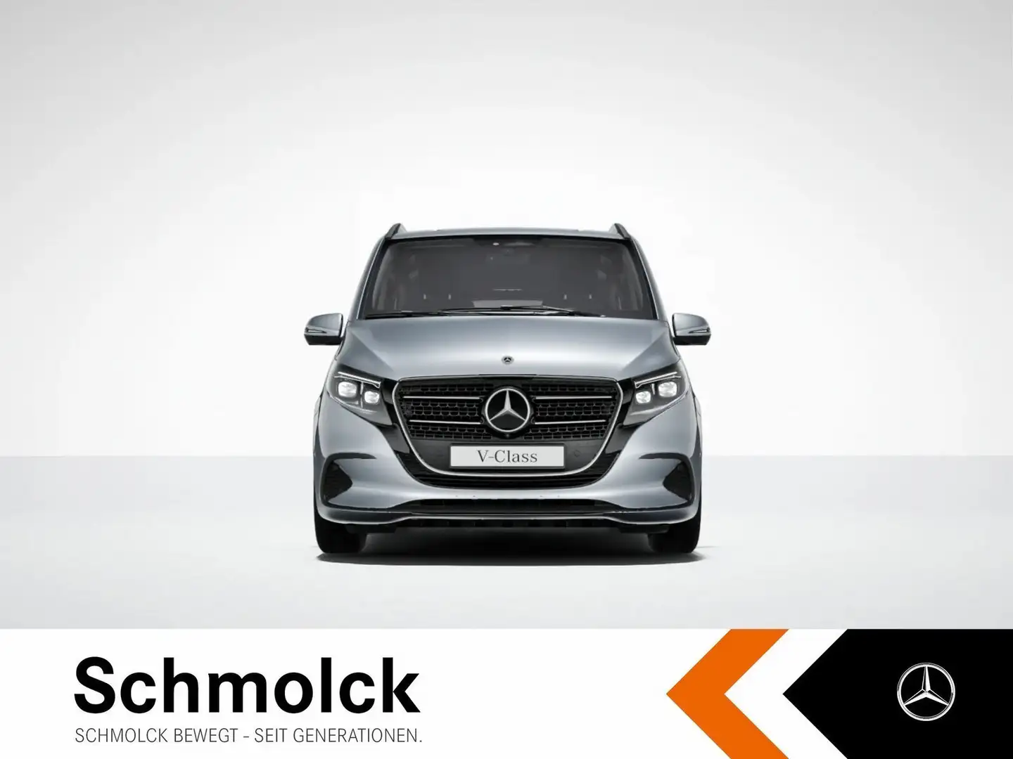Mercedes-Benz V 220 d STYLE Lang MLTBLED+9G+MBUX+AHK+DSTR+TOTW Silber - 2