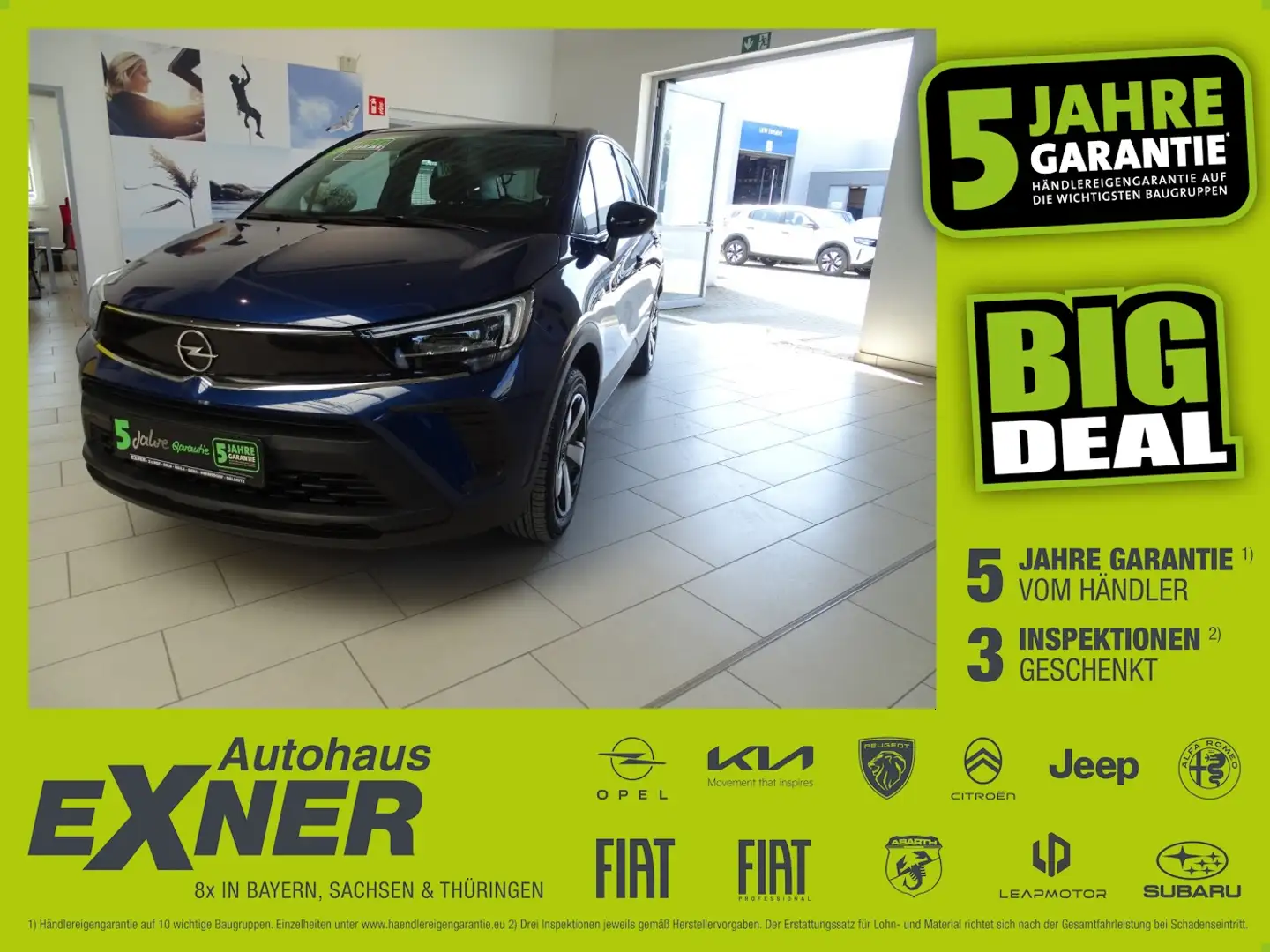 Opel Crossland X 1.2 Turbo EDITION *LED*Klima*DAB Blau - 1