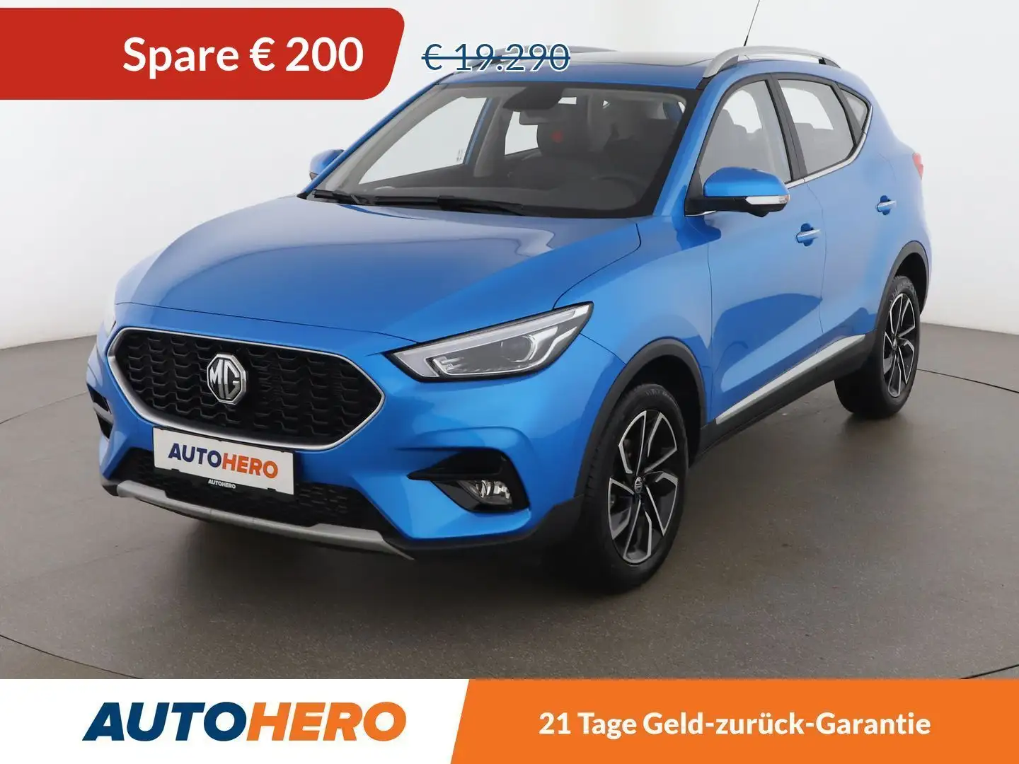 MG ZS 1.0 T-GDI Luxury *PANO*LED*TEMPO*NAVI*360°*SPUR* Blau - 1