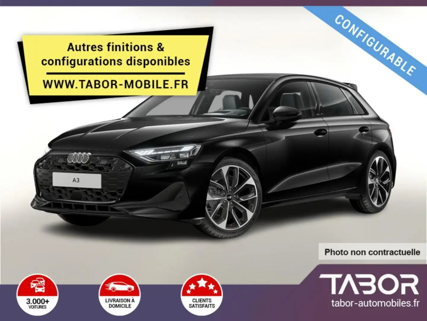 Audi A3 TDI 116 LED Comfort+ SHZ VirC Blanc - 1
