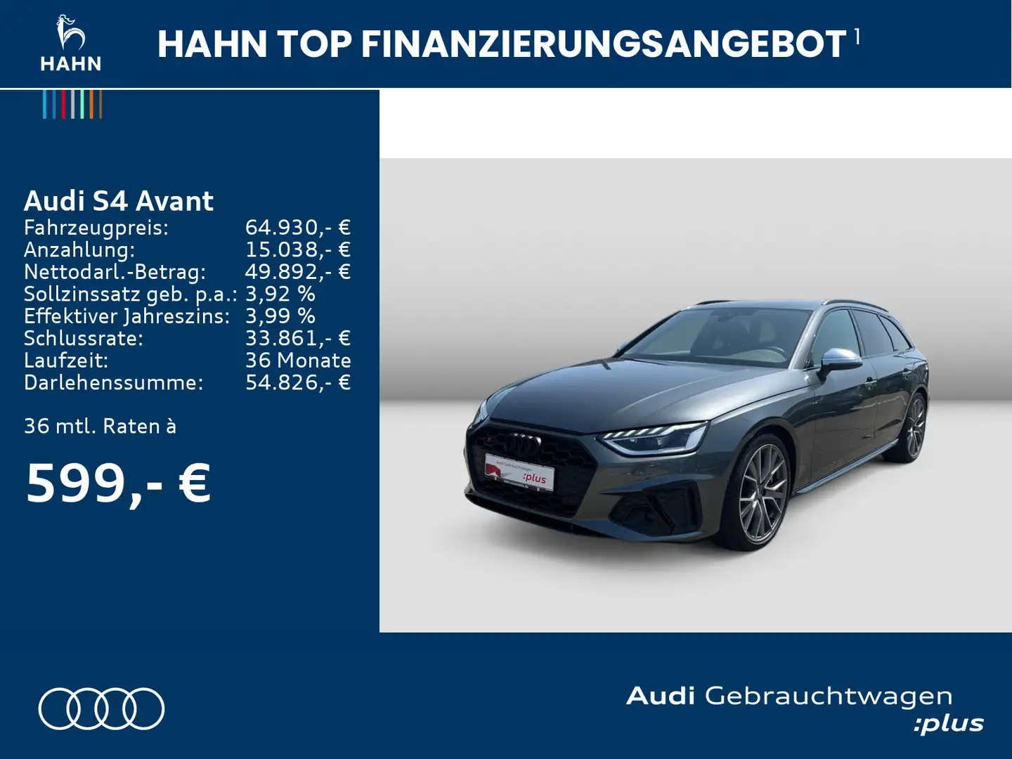 Audi S4 TDI quattro Tiptronic AHK Matrix ACC siva - 2