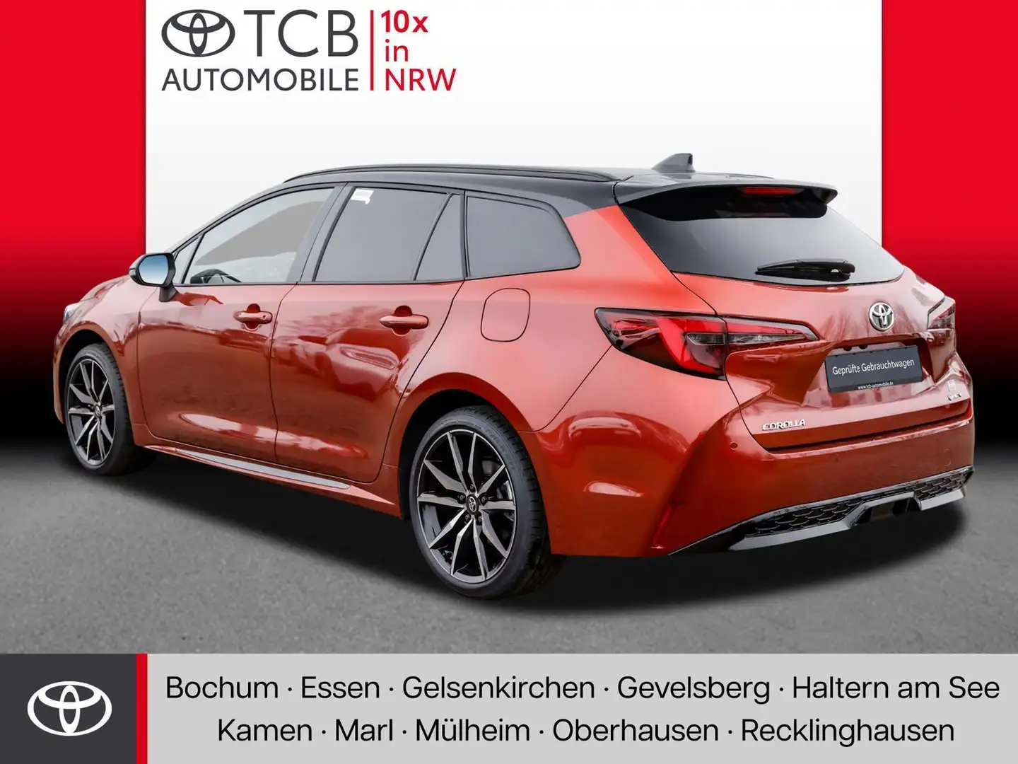 Toyota Corolla TS 2.0 Hybrid GR Sport Technik-P. NAVI KLIMA ALU BT ANDROID APPLE VSC Orange - 2