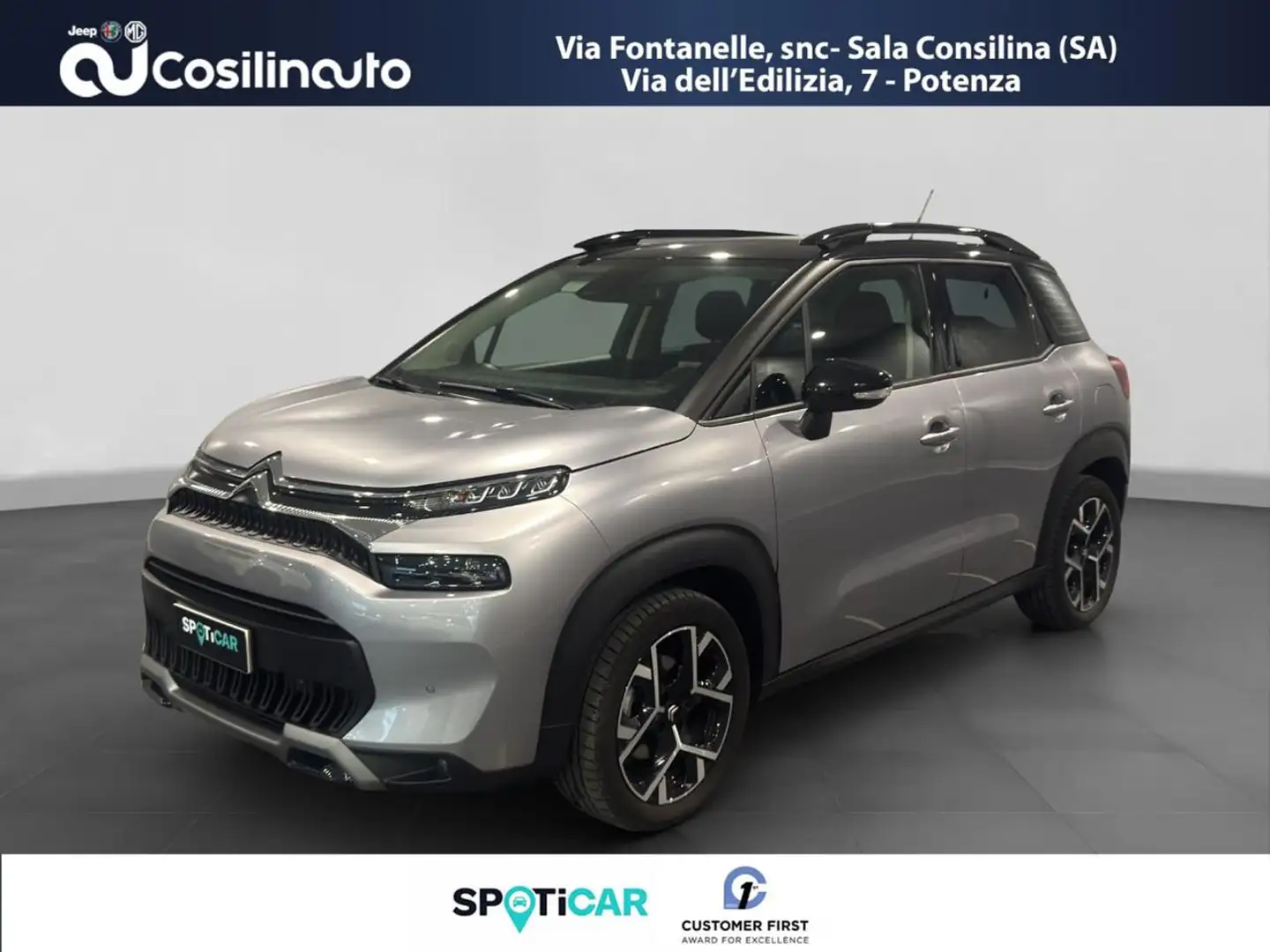 Citroen C3 Aircross 1.2 PureTech 130 S&S EAT6 Shine Pack Grijs - 1
