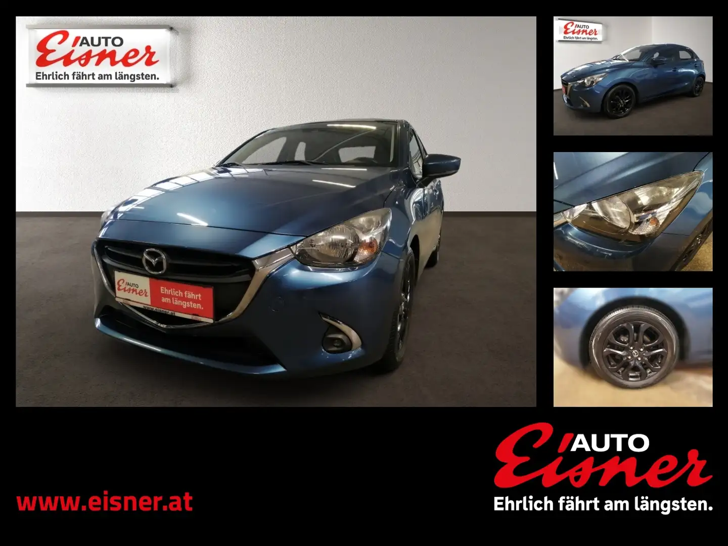 Mazda 2 G75 TAKUMI Tempomat, Rückfahrkamera, Alufelgen Blau - 1