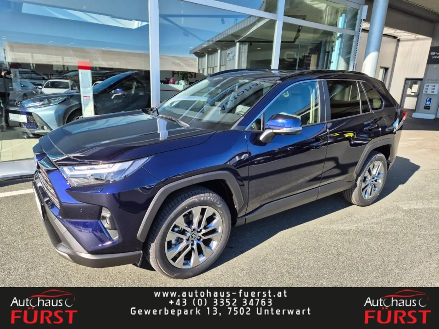 Toyota RAV4 VIP 2,5L 218 PS 4x2 Hybrid *8-Fach*JBL* Blau - 1