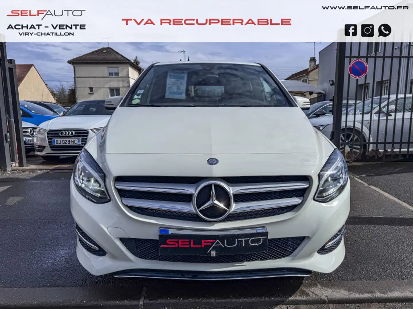 Mercedes-Benz B 180 180 D 109CH SENSATION 7G-DCT Blanc - 2