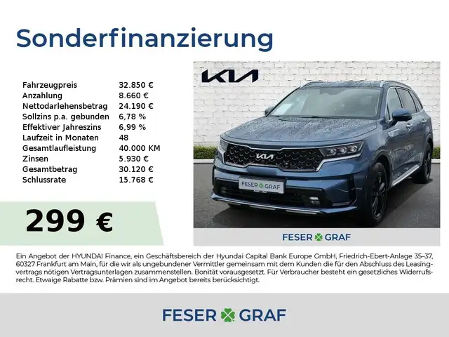 Kia Sorento 1.6T HEV SPIRIT ASSIST+ 8-fach-bereift