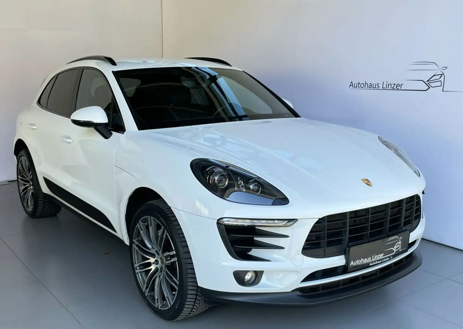 Porsche Macan S 4x4 *Sport-Auspuff*MEMO*AHK*LenkradH*21'' Blanc - 1