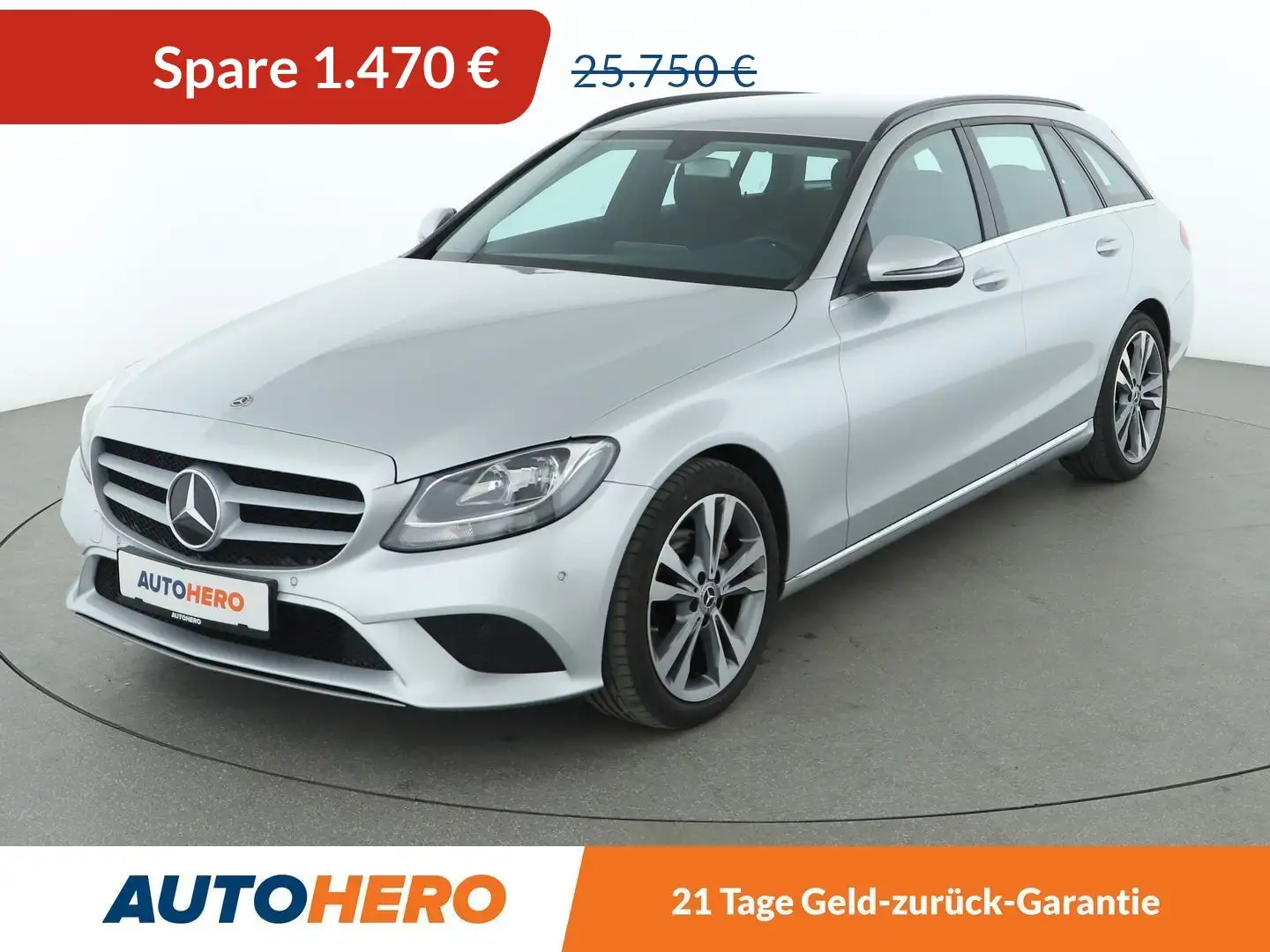 Mercedes-Benz C 220 d T Aut.*NAVI*TEMPO*PDC*SHZ*KLIMA*GARANTIE* Silber - 1