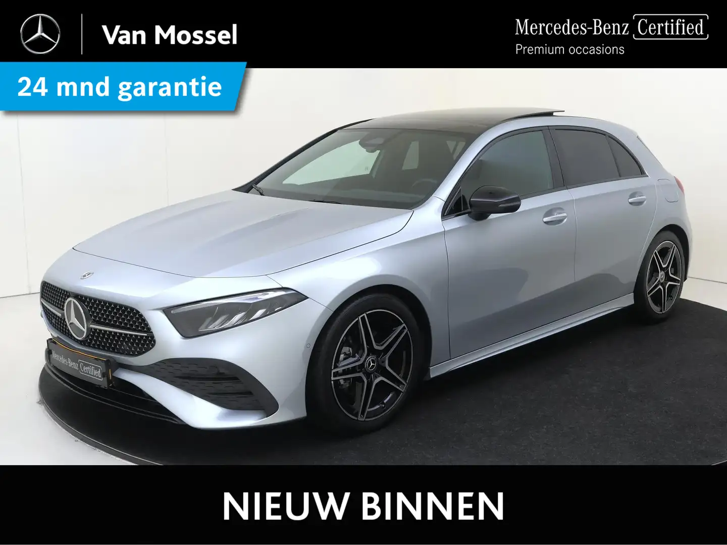 Mercedes-Benz A 180 AMG Line Panorama Dak / Nightpakket / Parkeercamer Grijs - 1