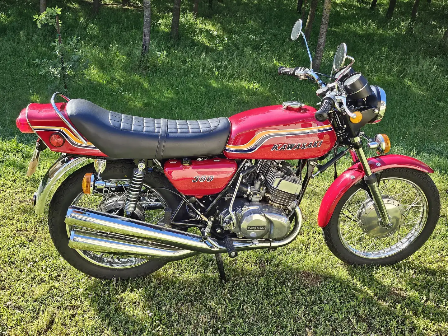 Kawasaki 350 S2 Rosso - 1