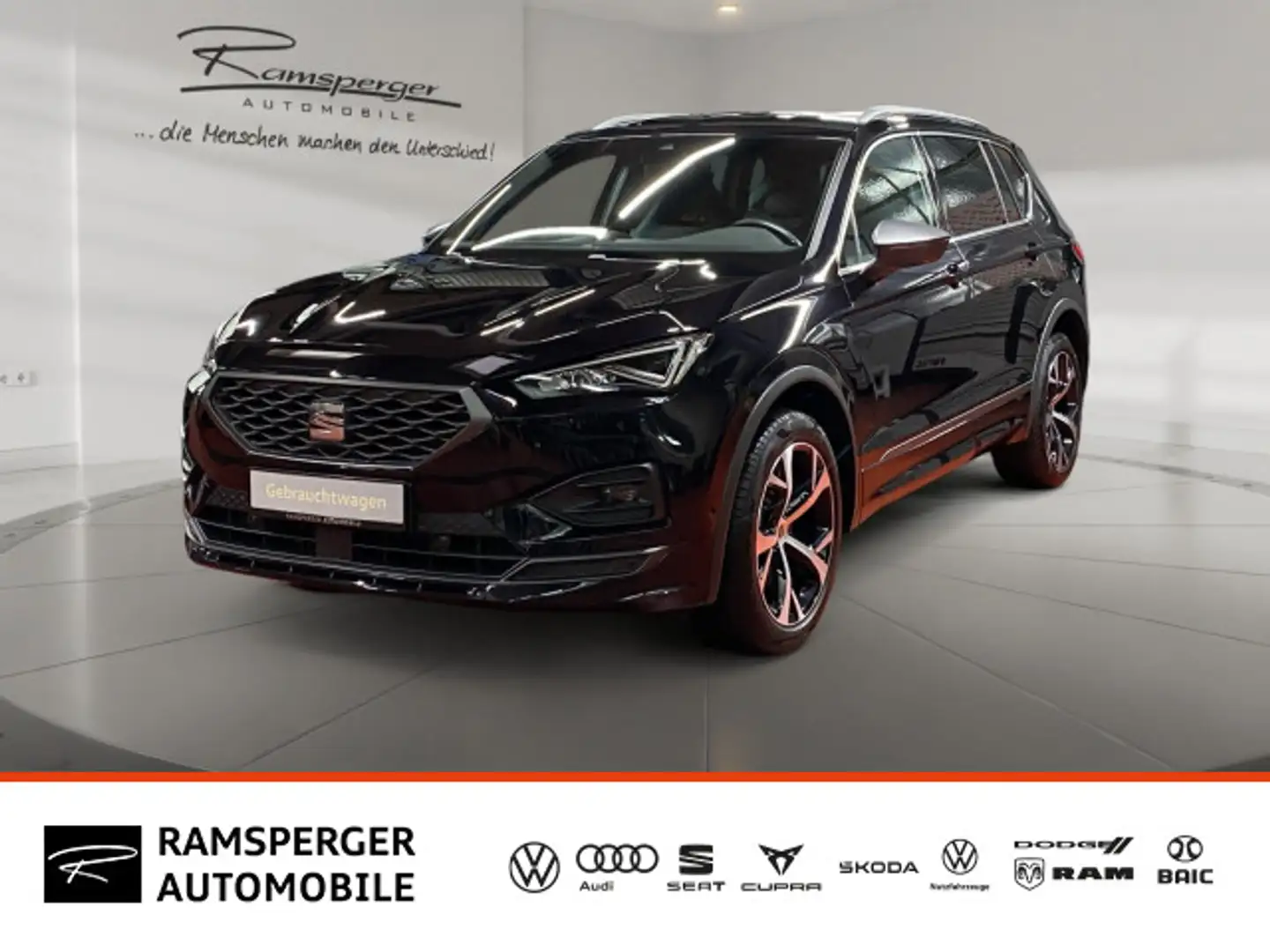 SEAT Tarraco 2.0 TSI FR 4Drive ACC/LED/Navi/Standhzg. Noir - 1
