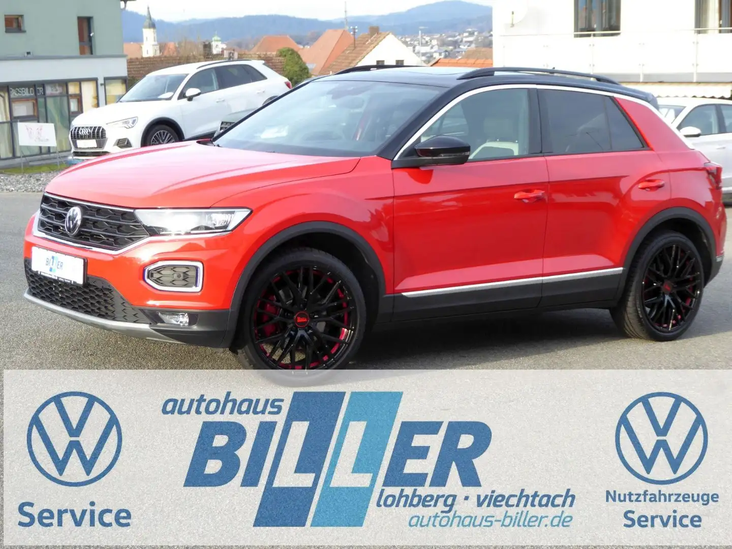 Volkswagen T-Roc 2.0 TSI DSG 4Motion Sport PanoD|AHK|elKlappe Rot - 1