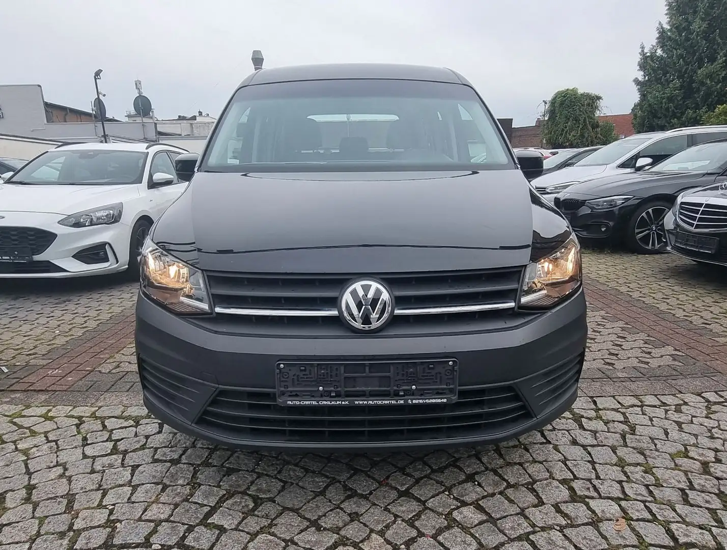Volkswagen Caddy PKW Trendline-TEMPOMAT-KLIMA-NOTBREMSASSIS Schwarz - 2