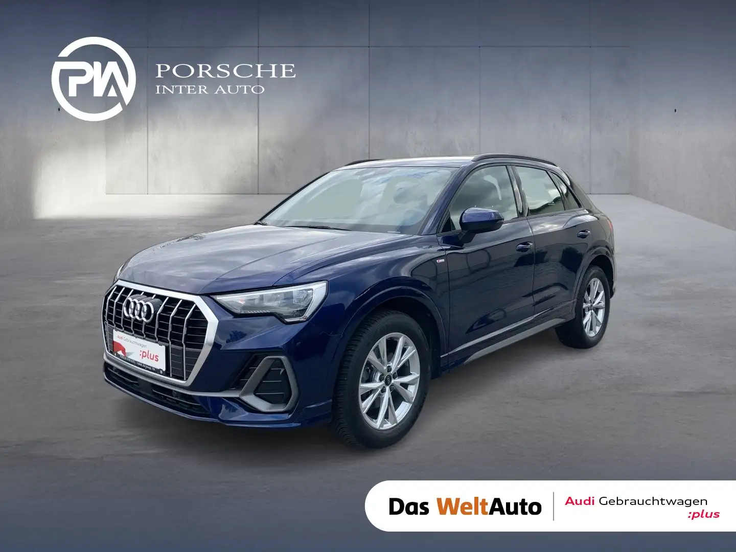 Audi Q3 35 TDI S line exterieur Blau - 1