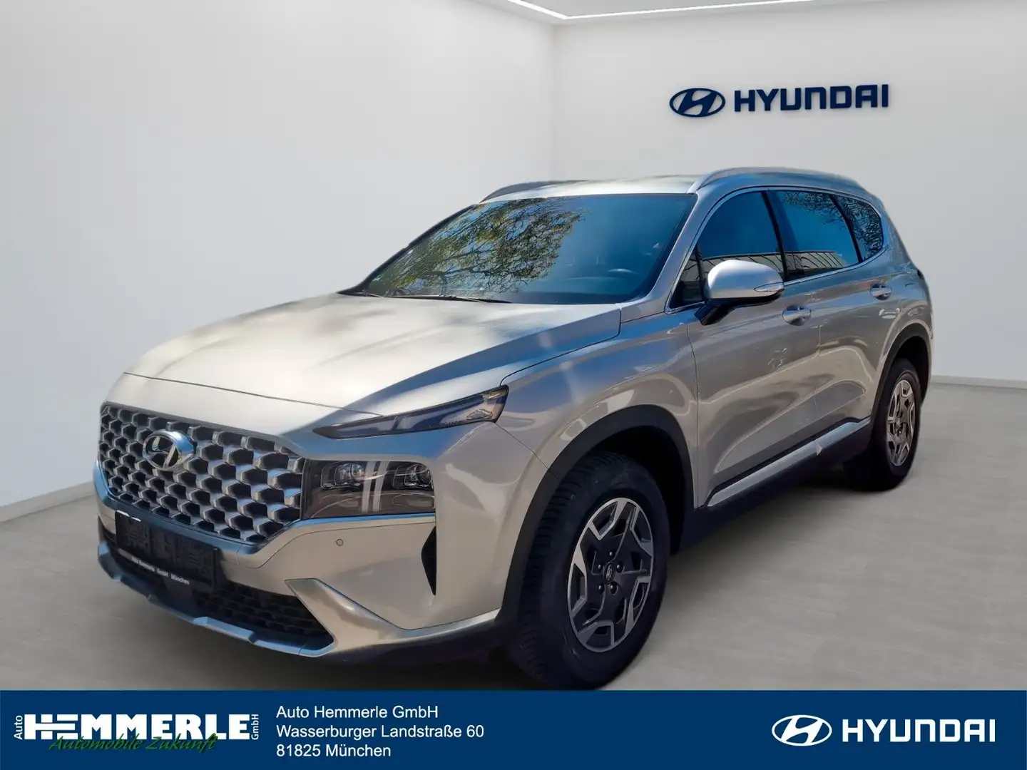 Hyundai SANTA FE Trend Hybrid*ALLRAD*230PS*NUR 30.000km Срібний - 1