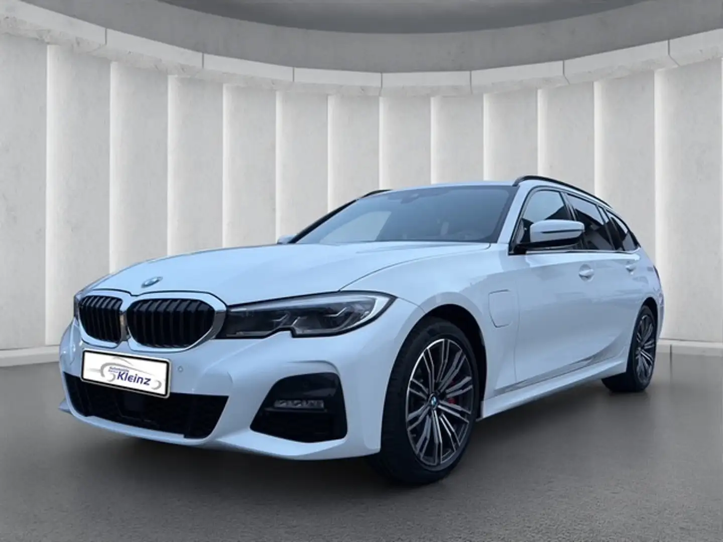BMW 330 e M Sport Touring+HEAD-UP+LASER+DRIVING ASSI Blanc - 1