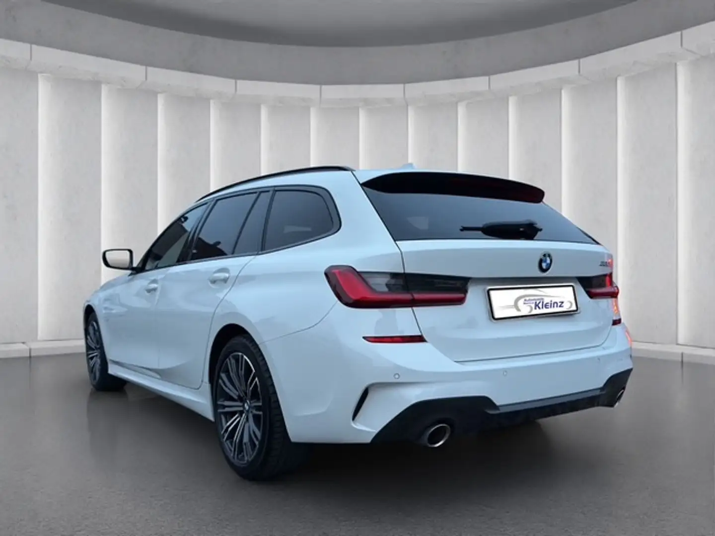 BMW 330 e M Sport Touring+HEAD-UP+LASER+DRIVING ASSI Blanc - 2
