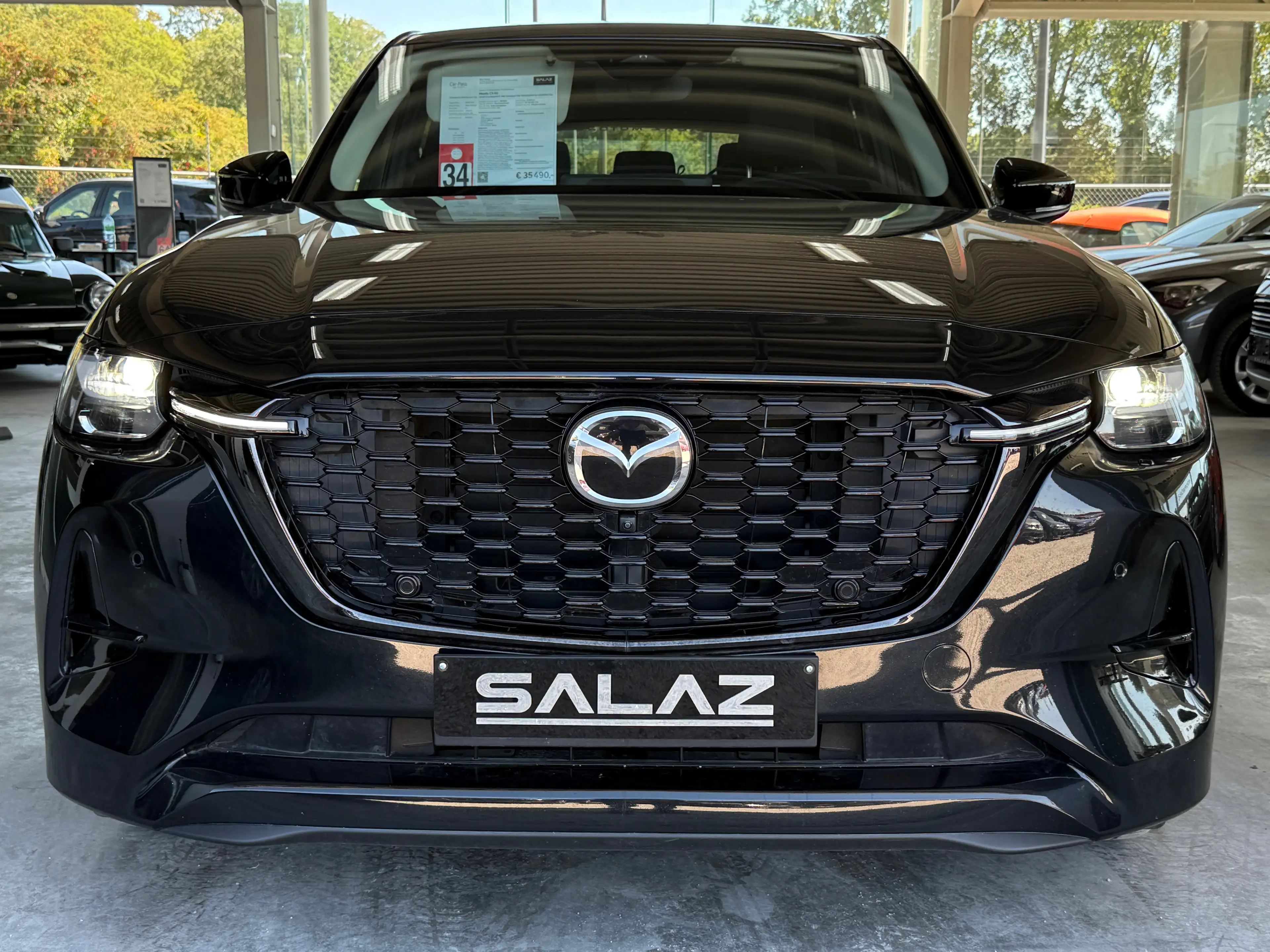 Mazda CX-60 CX-60 3.3 e-Skyactiv-D_TVA 21%_CARPLAY_CUIR_NAVI_FULLBLACK — photo 4