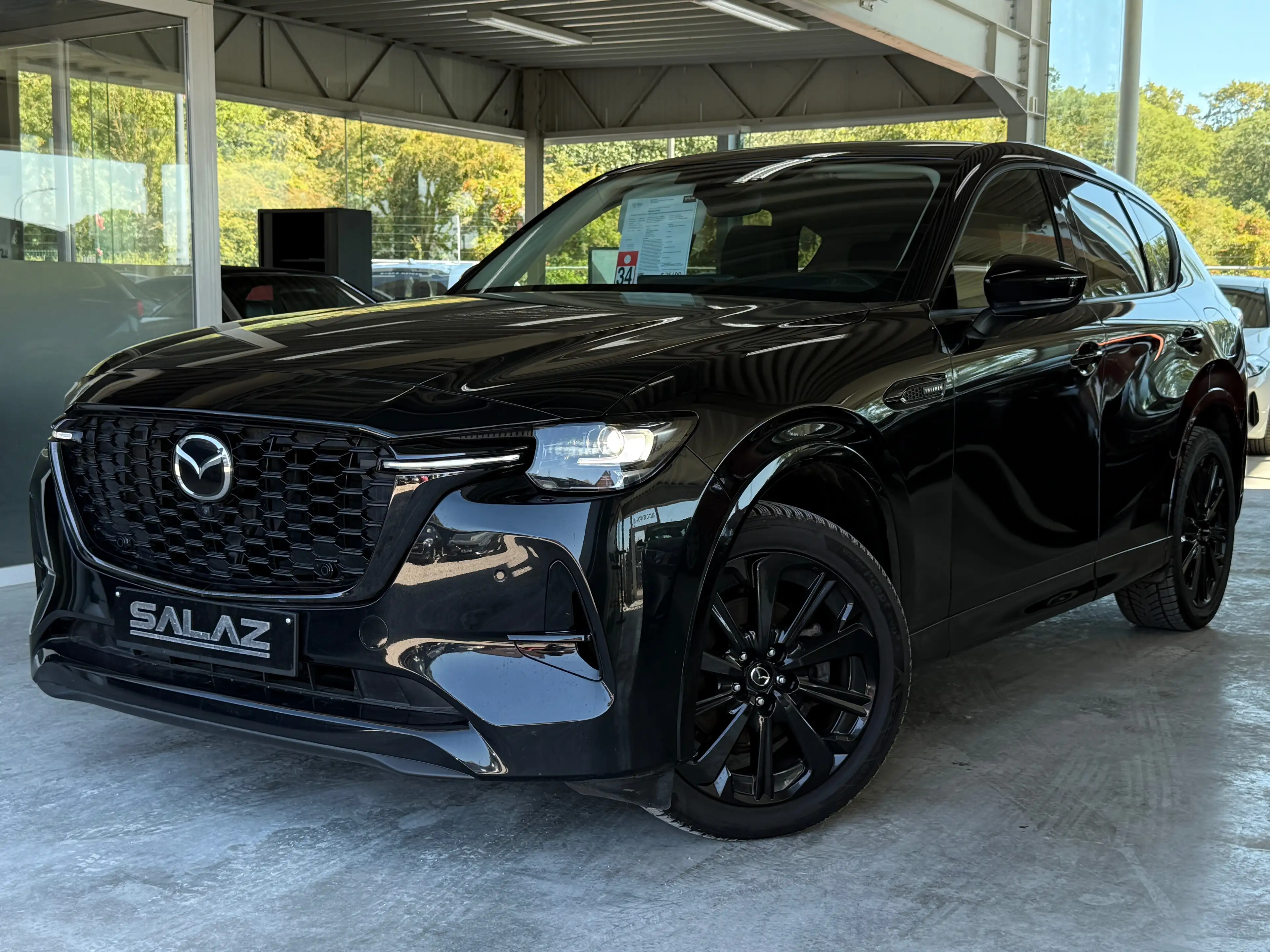 Mazda CX-60 CX-60 3.3 e-Skyactiv-D_TVA 21%_CARPLAY_CUIR_NAVI_FULLBLACK — photo 2