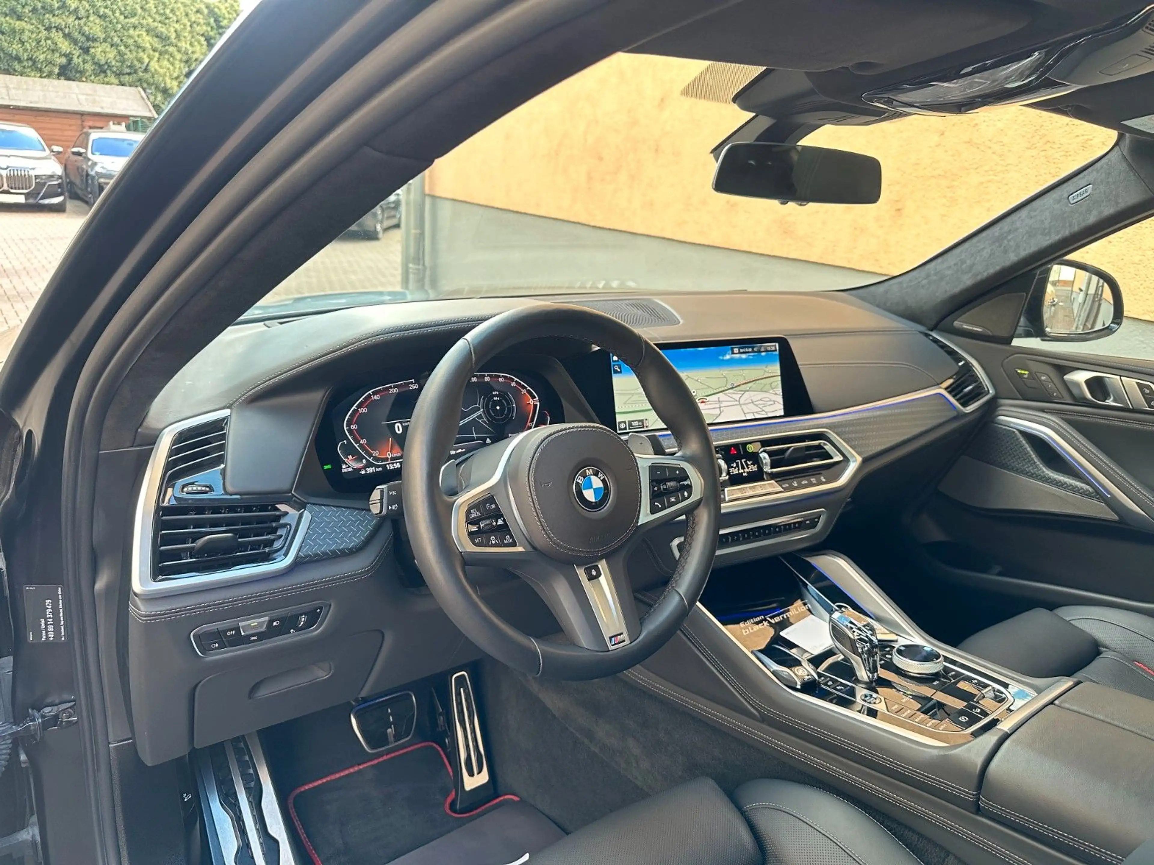 BMW X6 xDr40d M Sport Black Vermilion Edition Frozen — photo 2