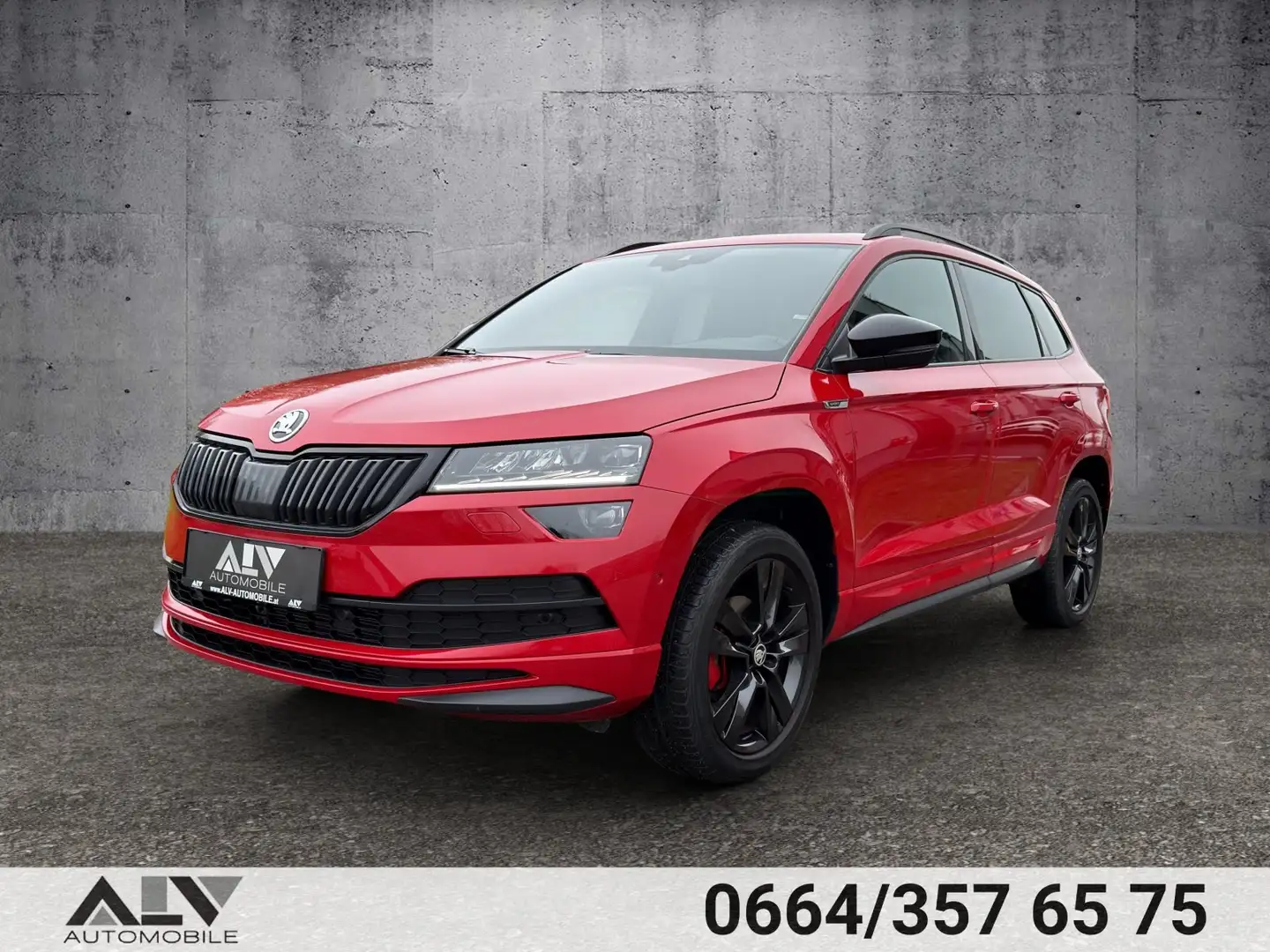 Skoda Karoq Sportline 1,5 TSI Pano|Virtual|LED 1.Besitz Rot - 2