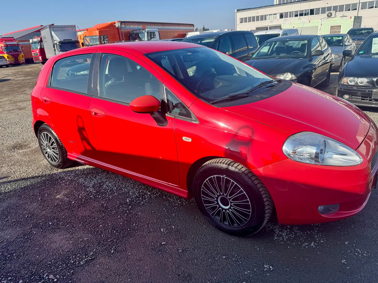Fiat Grande Punto 1.4 16V Turbo Sport / TÜV NEU / Klima Rot - 2