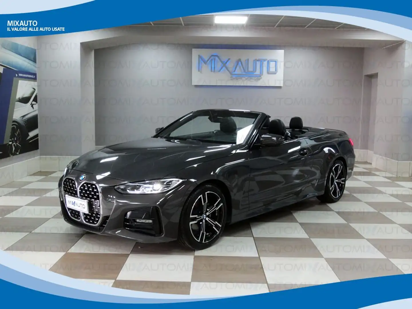BMW 420 i Cabrio mSport AUT EU6 Grigio - 1