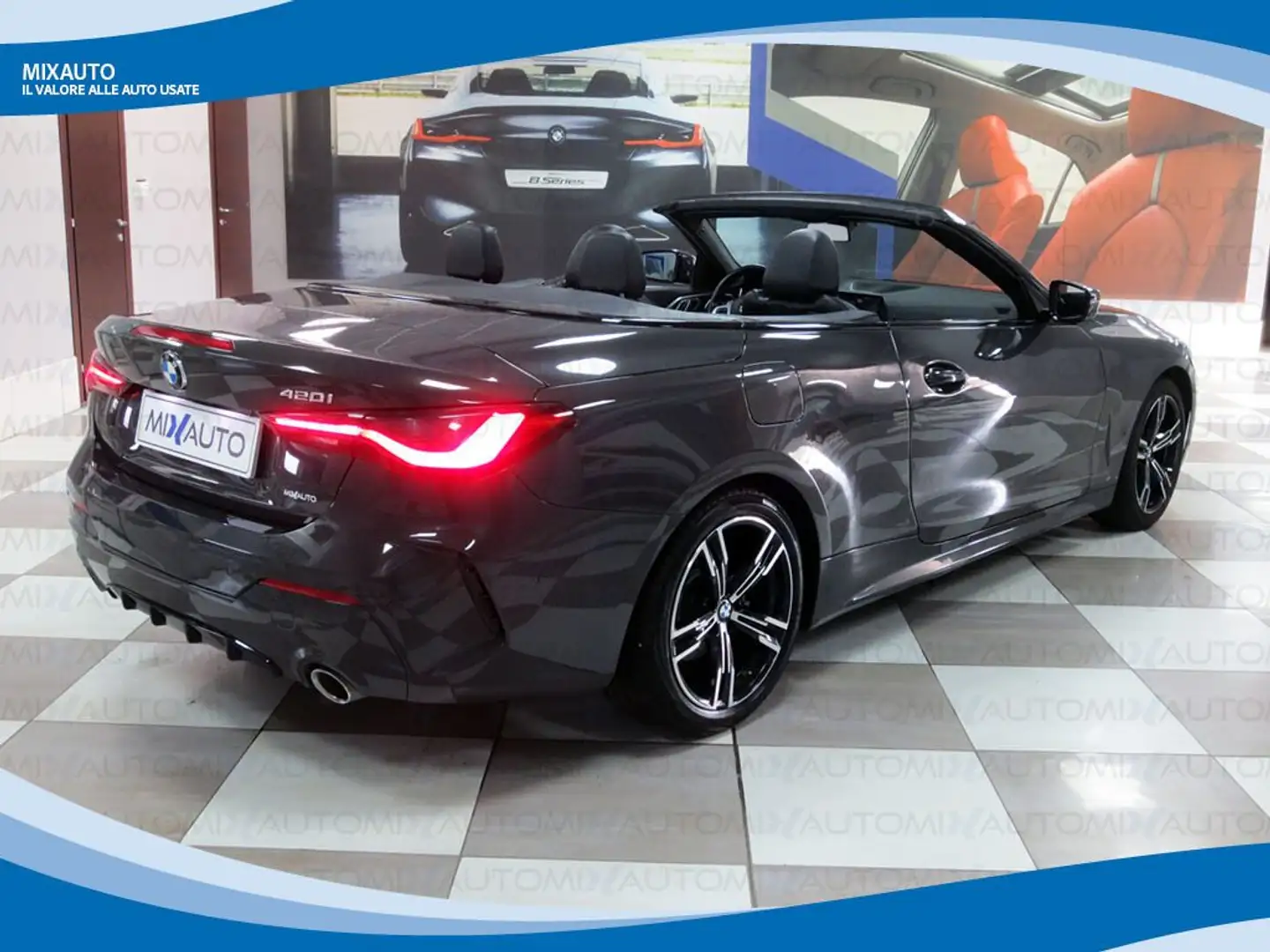 BMW 420 i Cabrio mSport AUT EU6 Grigio - 2