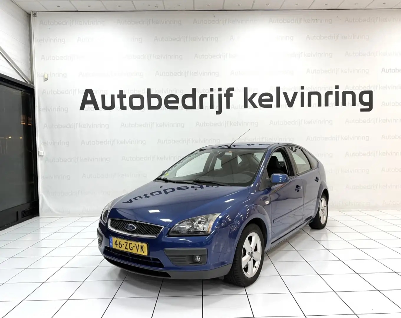 Ford Focus 1.8-16V Amb. FlexiF Bovag Airco Blau - 2