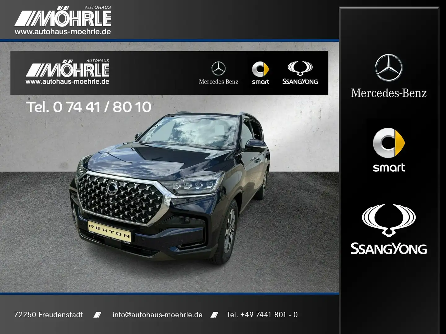 SsangYong Rexton REXTON Sapphire 2.2 D 4WD Elegance AHK Navi Albastru - 1