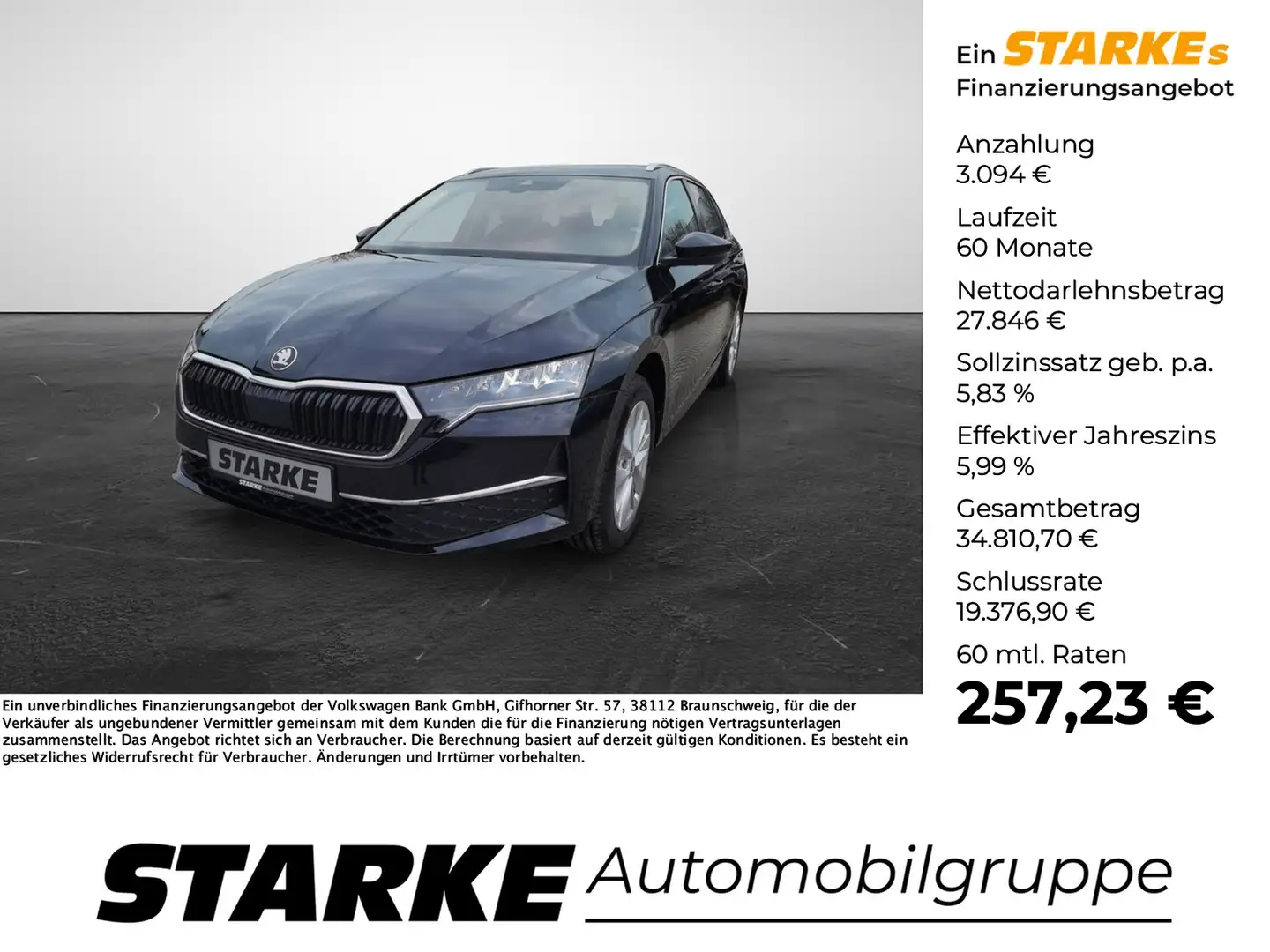Skoda Octavia Combi 1.5 eTSI DSG Selection Noir - 1