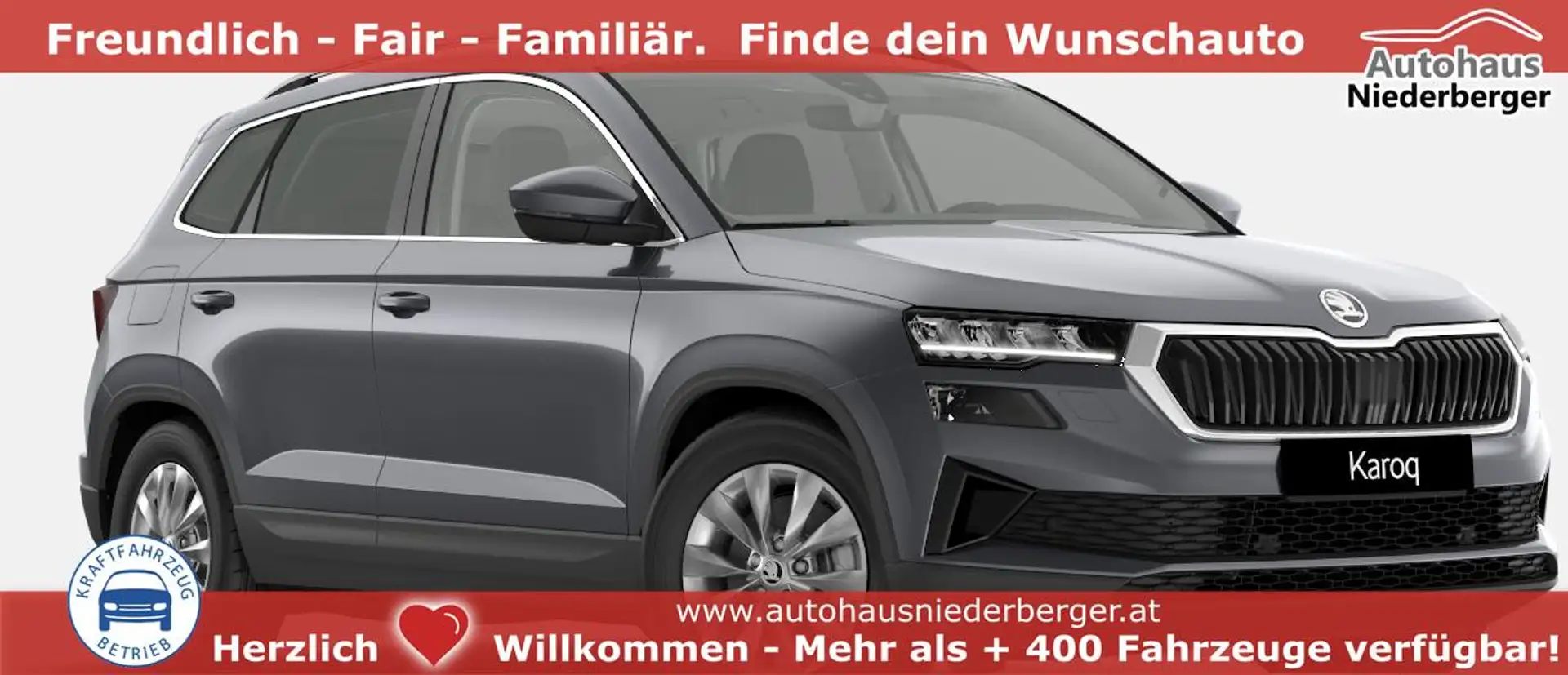 Skoda Karoq Selection 1.5 TSI 150PS DSG/AUTOMATIK, 5J GARAN... Grau - 1