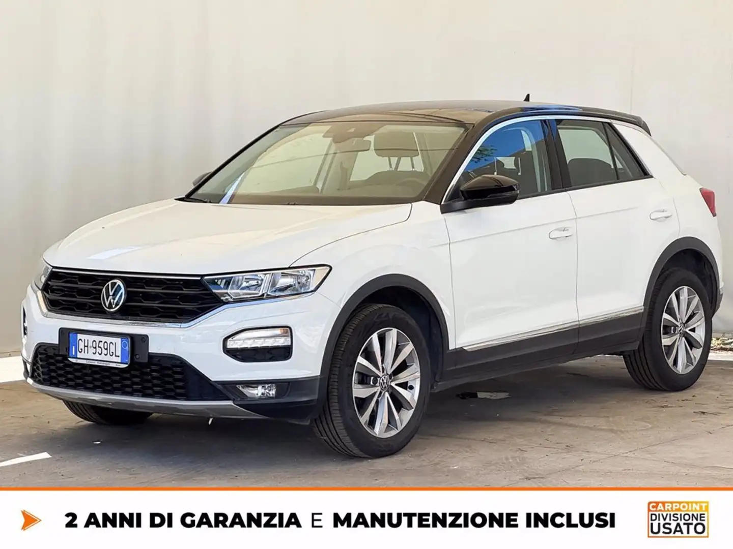 Volkswagen T-Roc 2.0 tdi style 115cv Blanc - 1