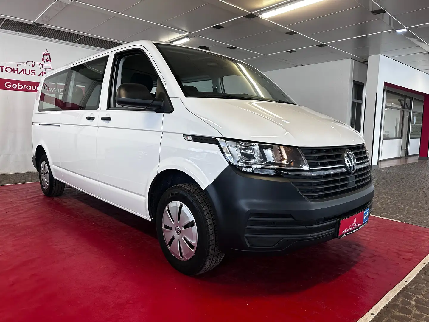 Volkswagen T6.1 Transporter lang 8.Sitzer//1.Hand//Kamera/ Blanc - 1