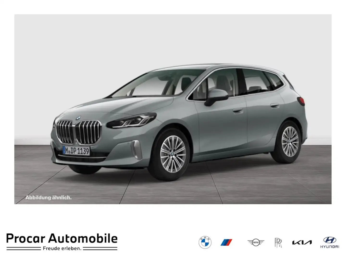 BMW 218 i Active Tourer Luxury Line RFK LED PDC V+H Grau - 1