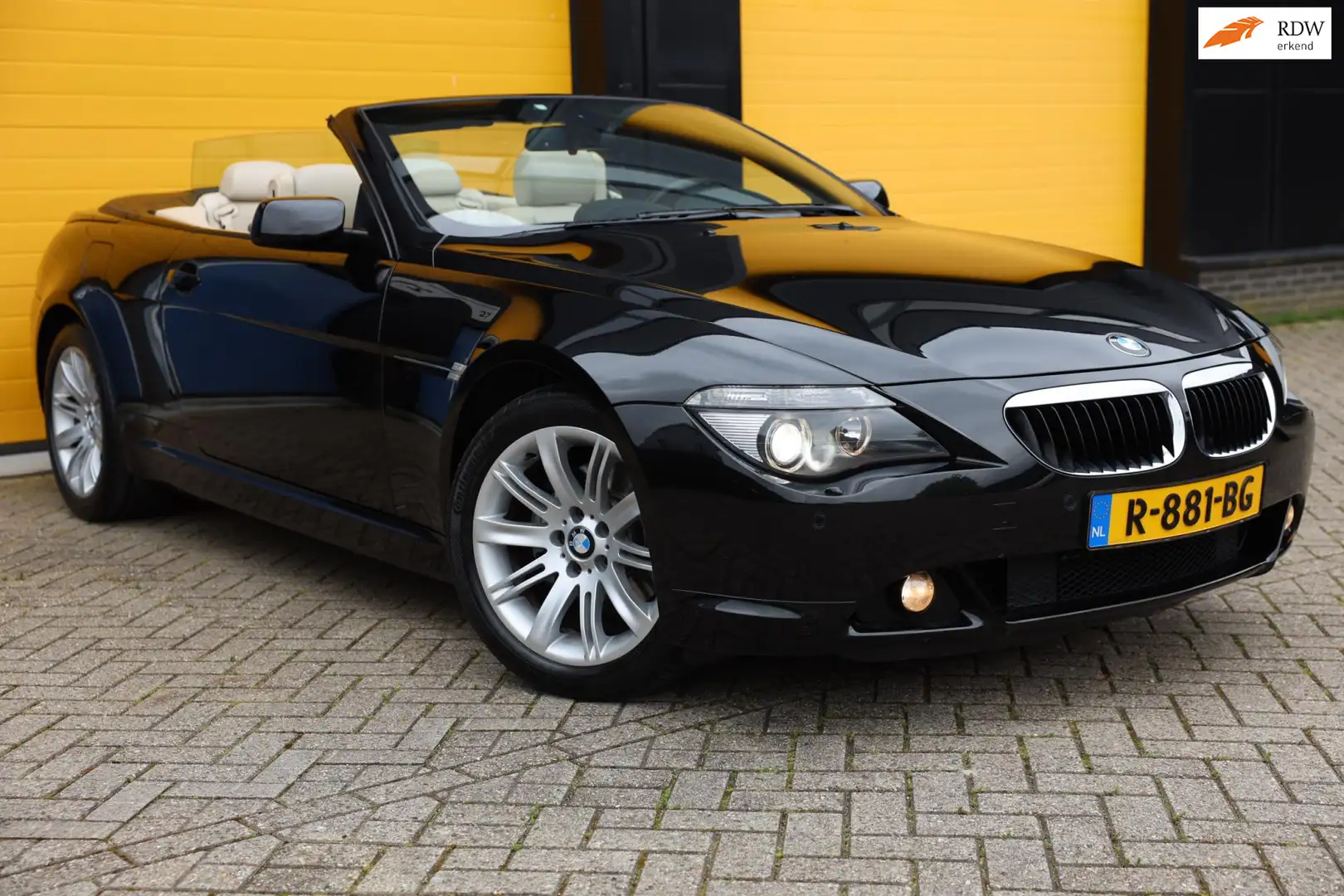 BMW 630 6-serie Cabrio 630i / AUT / TOPSTAAT / Leder / Nav Negro - 1