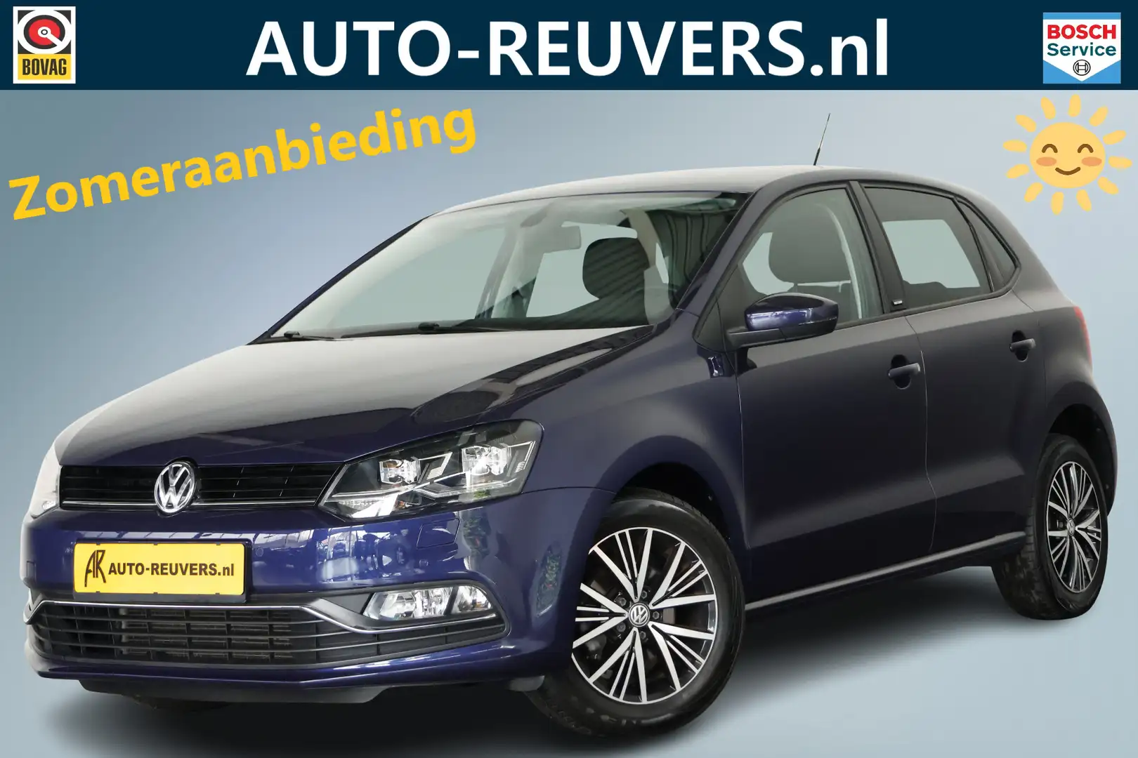 Volkswagen Polo 1.0 Allstar / LED / 5 deurs / Clima / Stoelverwarm Azul - 1