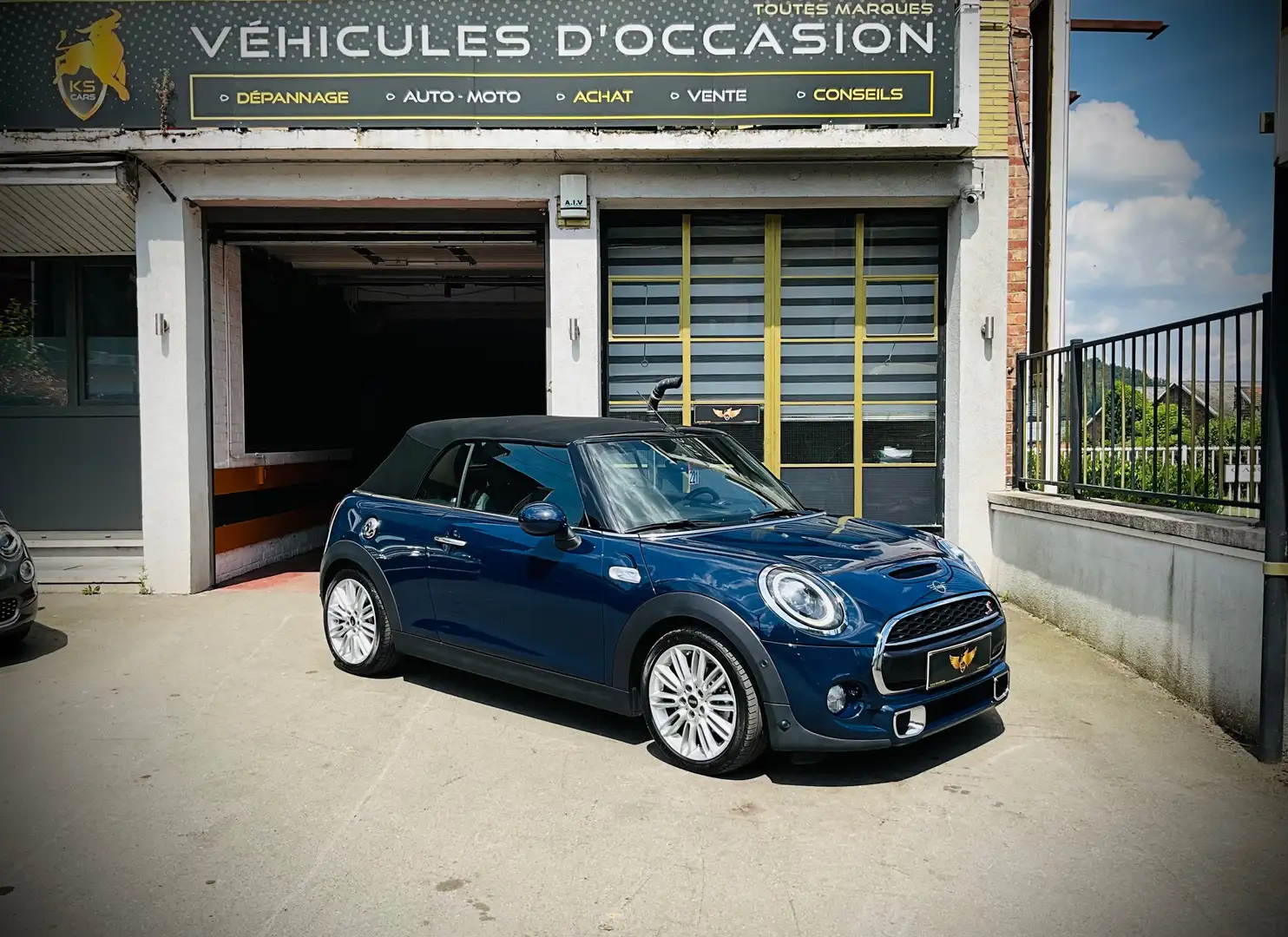 MINI Cooper S Cabrio 2.0AS KIT JOHN COOPER !!! OFFRE DU MOMENT !!! Синій - 1