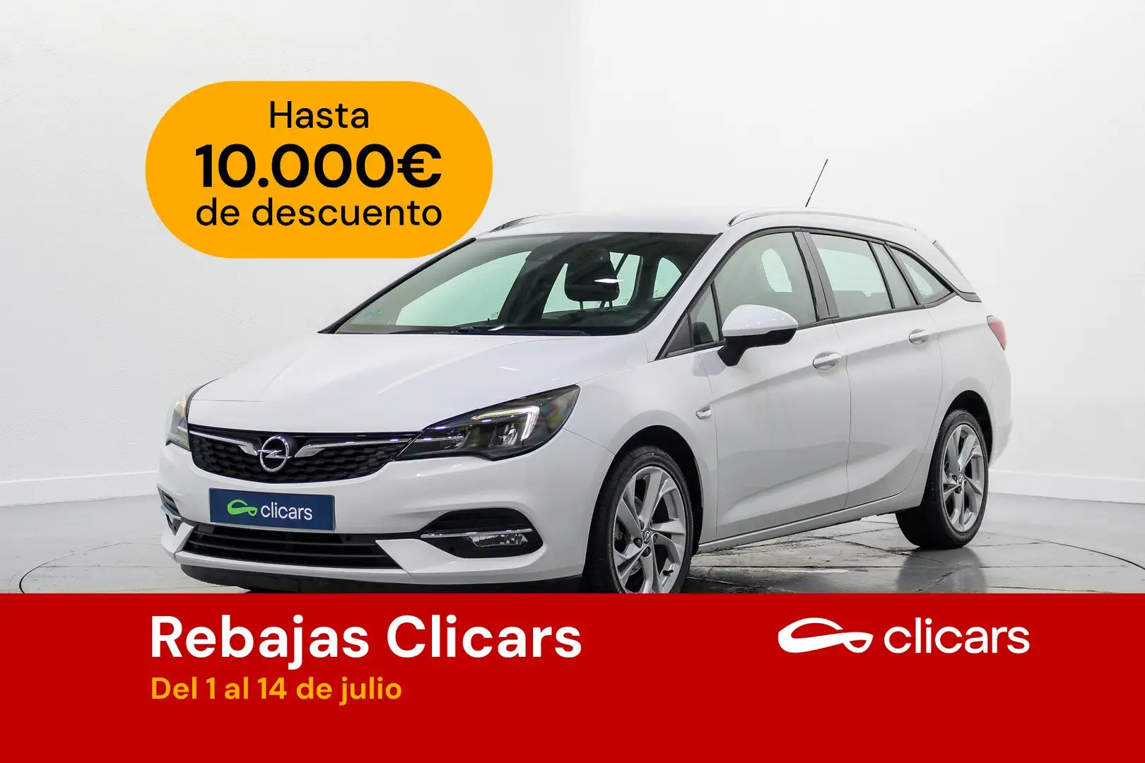 Opel Astra ST 1.6CDTi Dynamic 110 Wit - 1