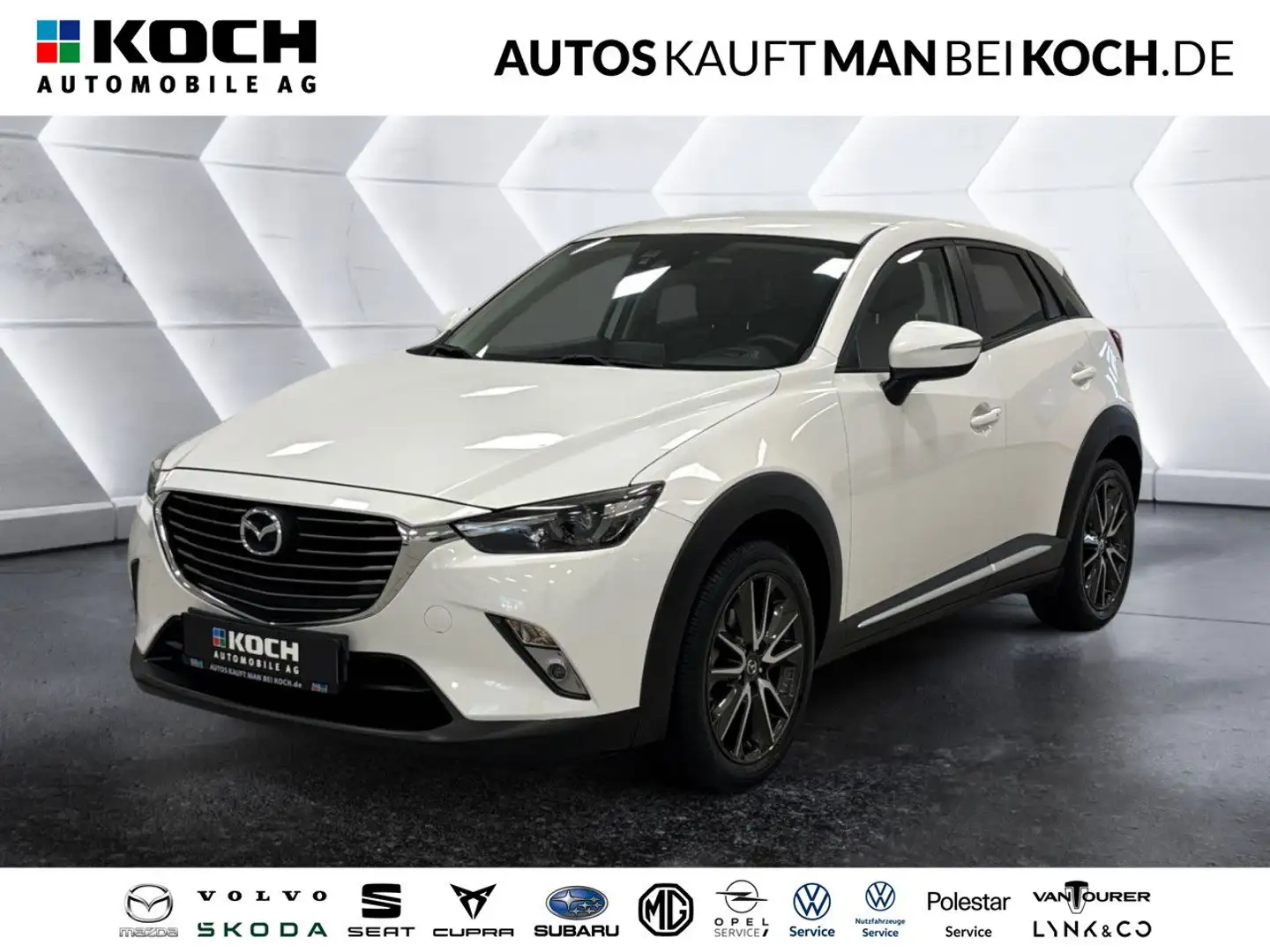 Mazda CX-3 2.0 SKYACTIV-G Sports-Line NAVI SHZ KAMERA Weiß - 1