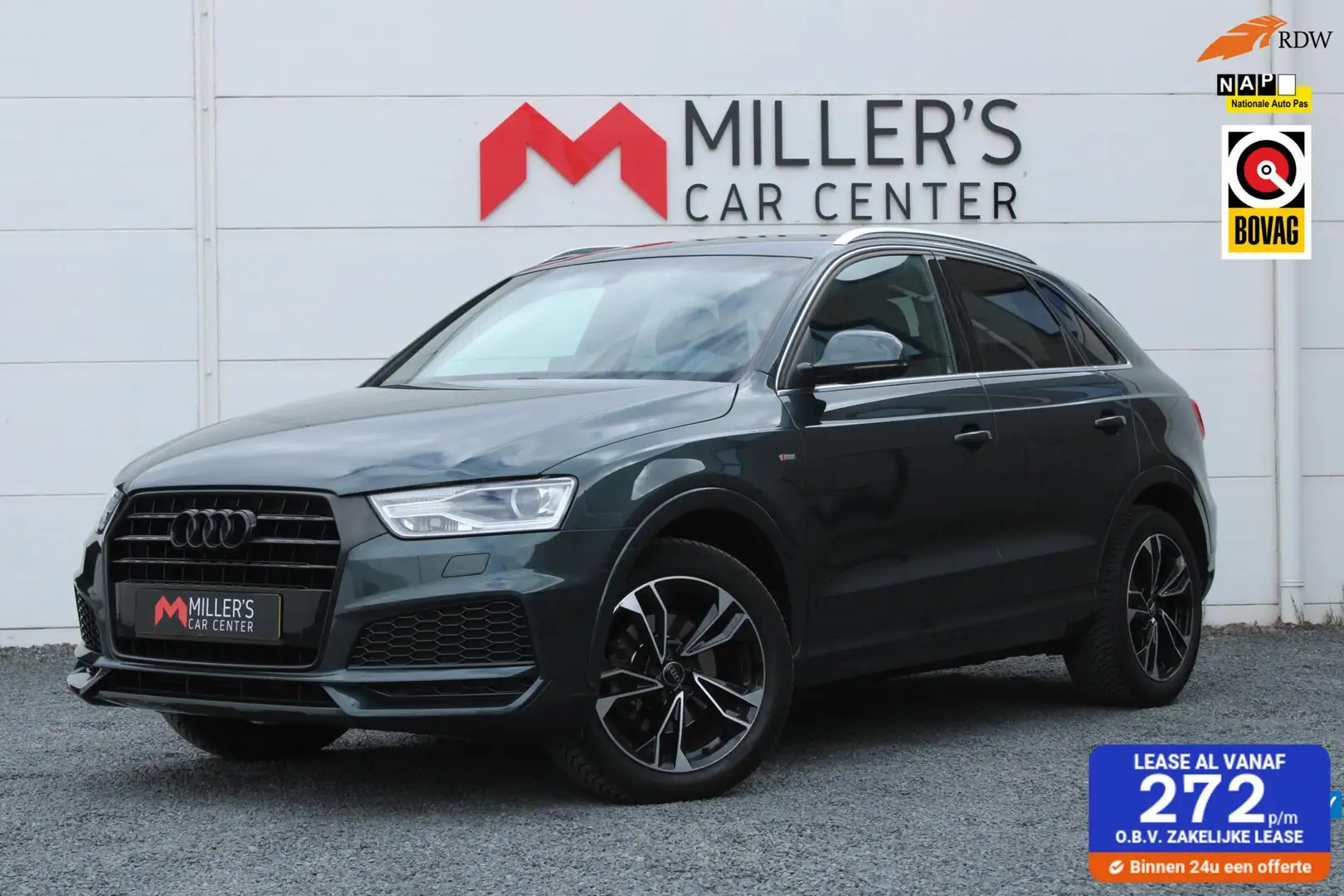 Audi Q3 1.4 TFSI CoD Sport Pro S-LINE CRUISE NAVI 150PK LE Grün - 1