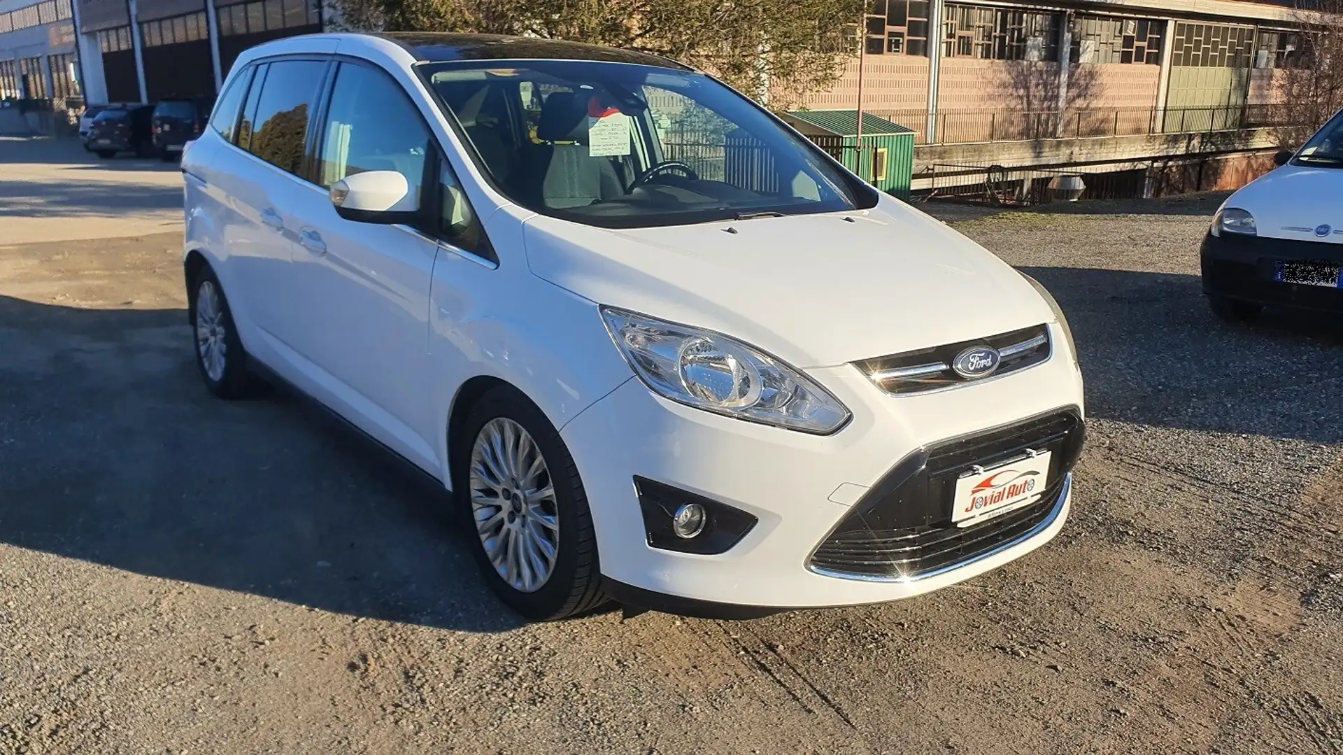 Ford C-Max C-Max7 2.0 TDCi 115CV Powershift Titanium TTPK Bus Blanc - 2