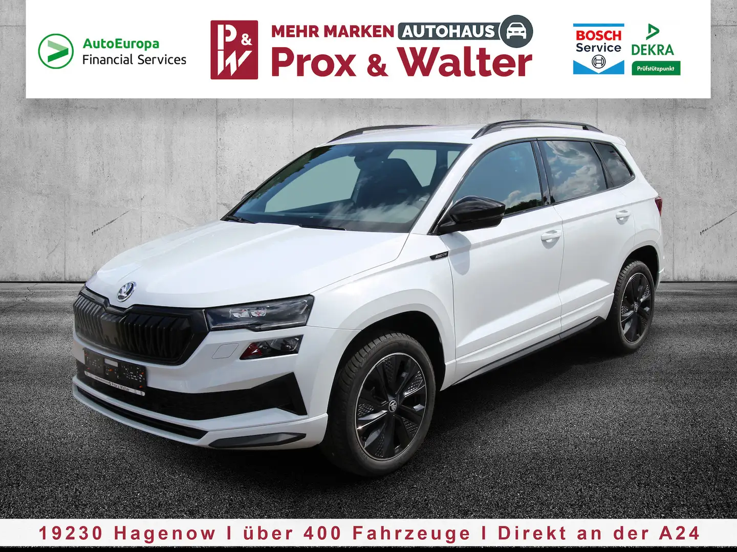 Skoda Karoq 1.5 TSI DSG SportLine LED+KAMERA+NAVI+AHK Blanc - 2