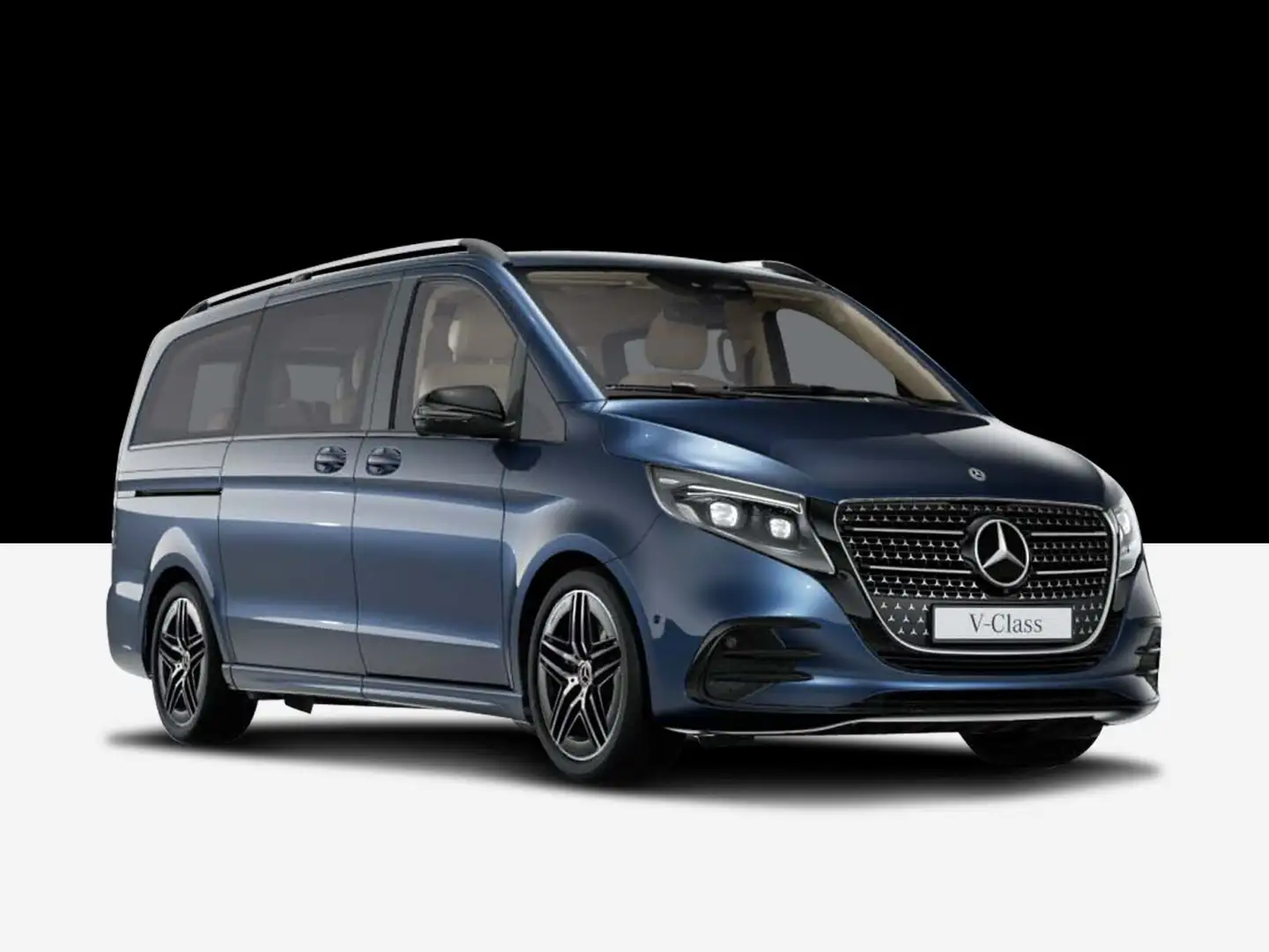 Mercedes-Benz V 300 V 300 d 4MATIC EXCLUSIVE Lang  AMG Line/Basic/Navi Bleu - 1