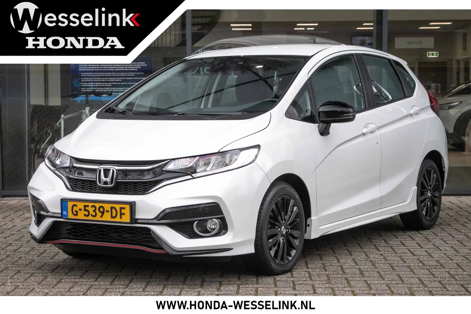Honda Jazz 1.5 i-VTEC Dynamic Automaat - All in rijklaarprijs Blanco - 1